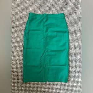 Elegant Green Pencil Skirt